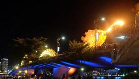 Da Nang Dragon Bridge is iconic tourist spot of Central Vietnam